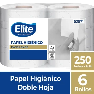 PAPEL HIGENICO ROLLO DOBLE HOJA EXCELLENCE ELITE PROFESSIONAL